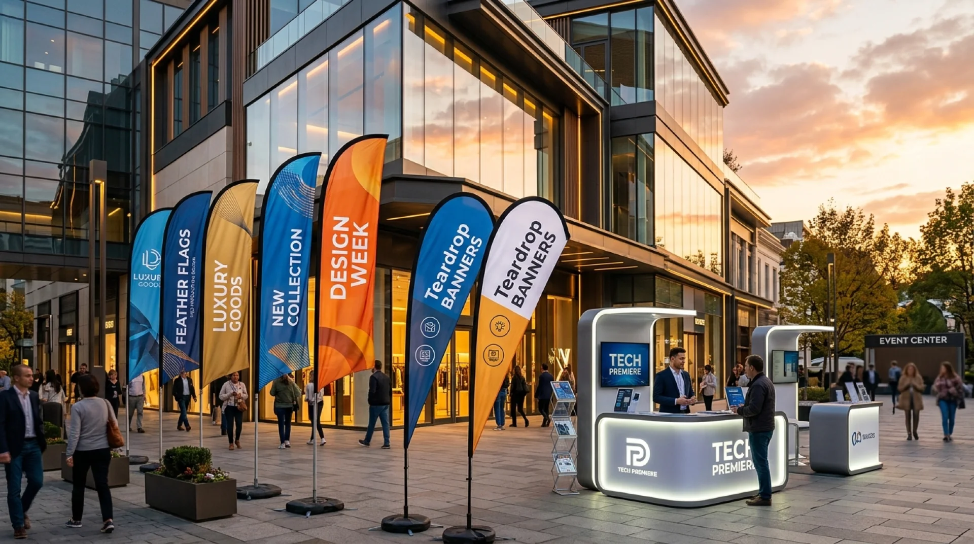 Banderas Publicitarias y Displays Exteriores